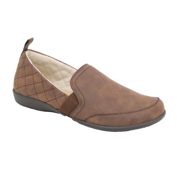 JSport Lisa Casual Cushioned Memory Foam Insole Slip On Shoes, Brown, 9 - Picture 1 of 5